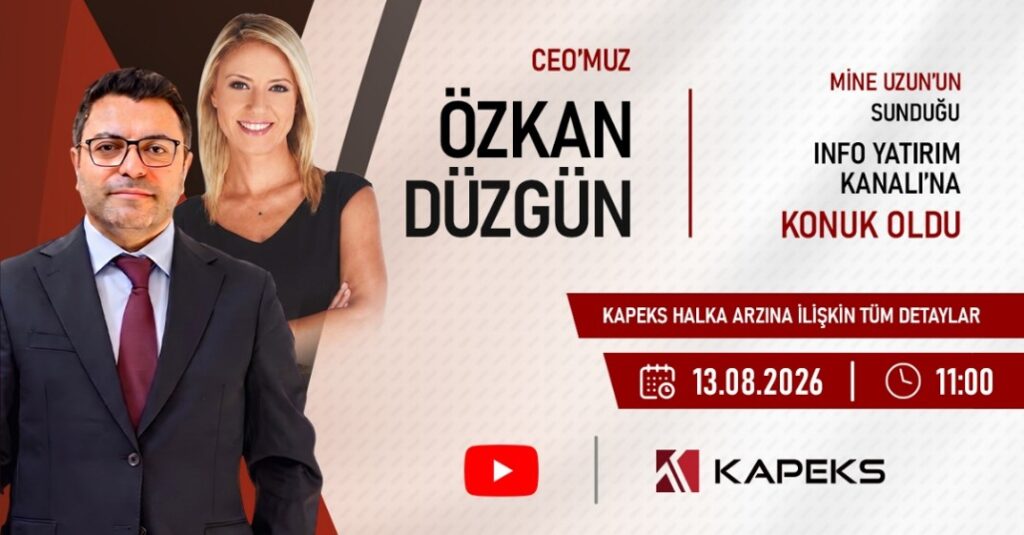 CEO’muz Özkan Düzgün, Mine Uzun’un sunduğu Info Yatırım Kanalı’na konuk oldu.