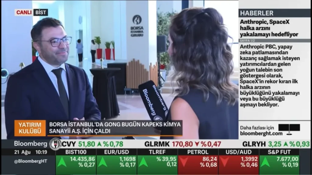 Kapeks Kimya, Borsa İstanbul Yıldız Pazar’da “KPEKS” koduyla işlem görmeye başladı!